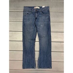 Levis 527 Bootcut Jeans Womens 16 Reg Blue Medium Wash Denim